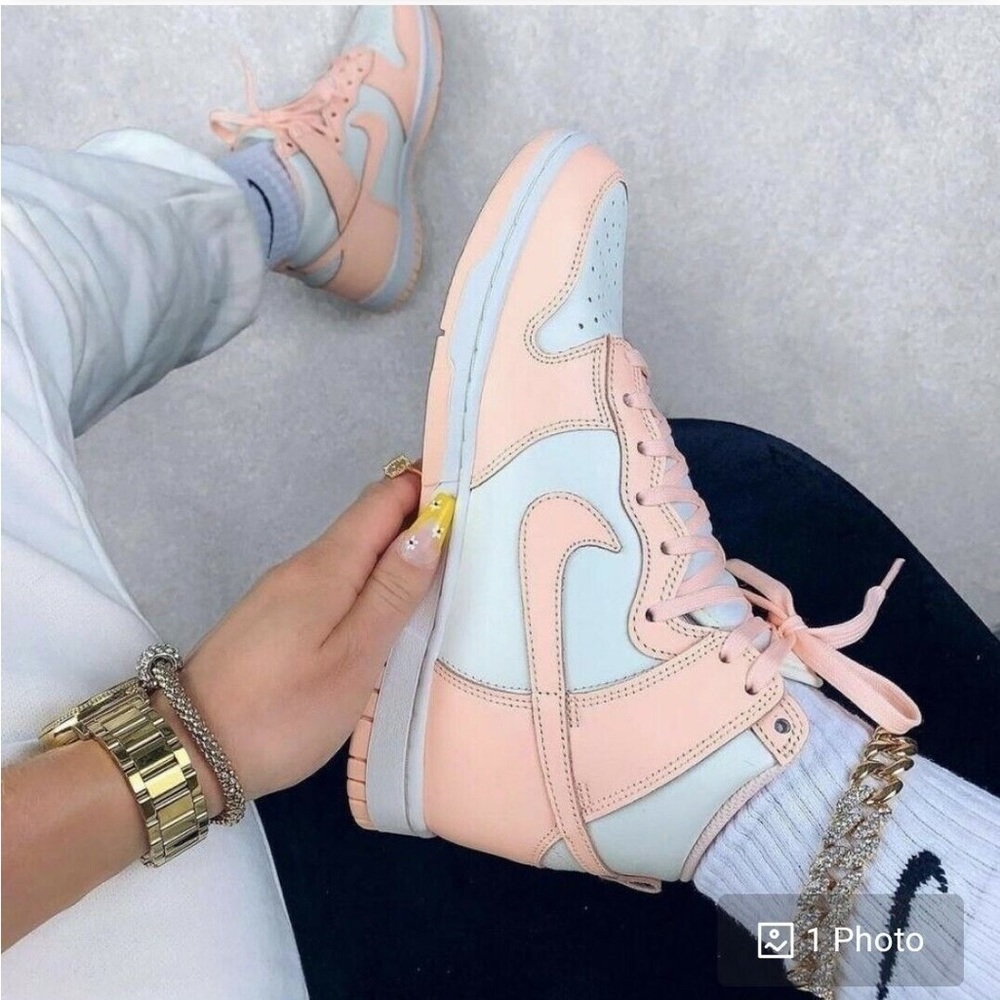 Nike SB Dunk High Sail Crimson Tint Sneaker Shoes